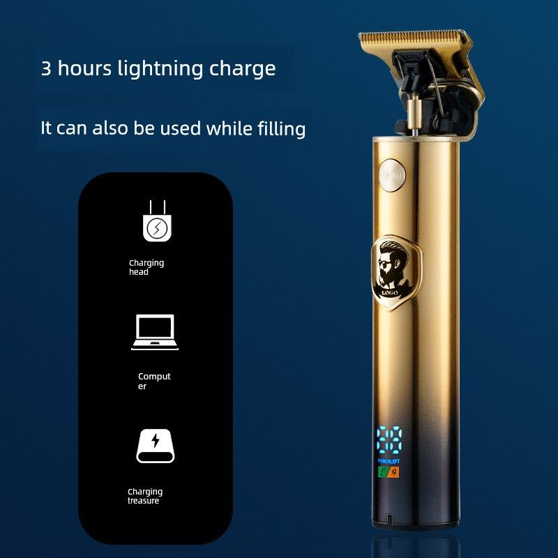 High Power Hair Clipper Electric Clipper Bald Head Hair Clipper Handy Gadget Baby Child Men Adult Oil Head Carving Automatic Home Use