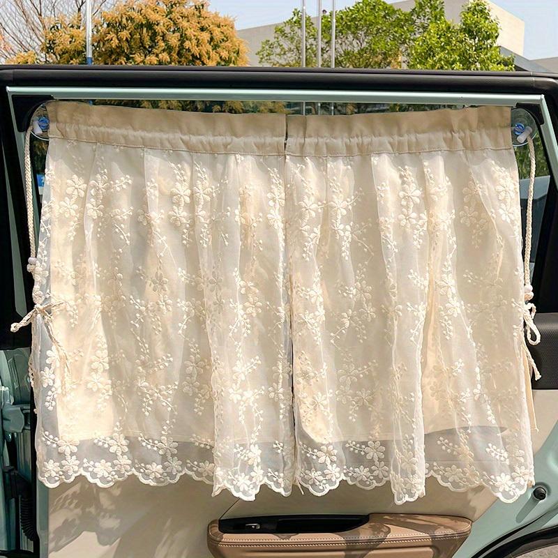 Car Curtain Universal Car Sunscreen Sunshade Princess Style Creative Blackout Car Privacy Curtain Car Accessories For Women