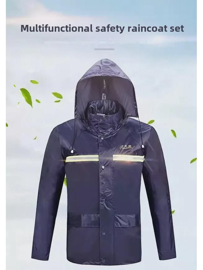 Combinaison imperméable double couche Paradise pour adulte avec logo personnalisé