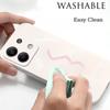 Flanell Original Flüssigsilikon Handyhülle Für Xiaomi Redmi Note 14 13 Pro Plus Stoßfeste Schutzhülle Weiche Bumper Hülle
