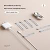 10 Pcs Creative Silicone Cable Organizer Data Cable Headphone Cable Storage Charging Cable Sorting Multifunctional Winder Strap