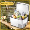 12V/24V/220V Portable Small Car Fridge Universal Mini Compressor Refrigerator Car Home Dual-use Freezer