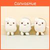 Adorable Plush Bread Toy Keychain Charm Cute Cartoon Bag Accessory Short Plush Stuffed Doll