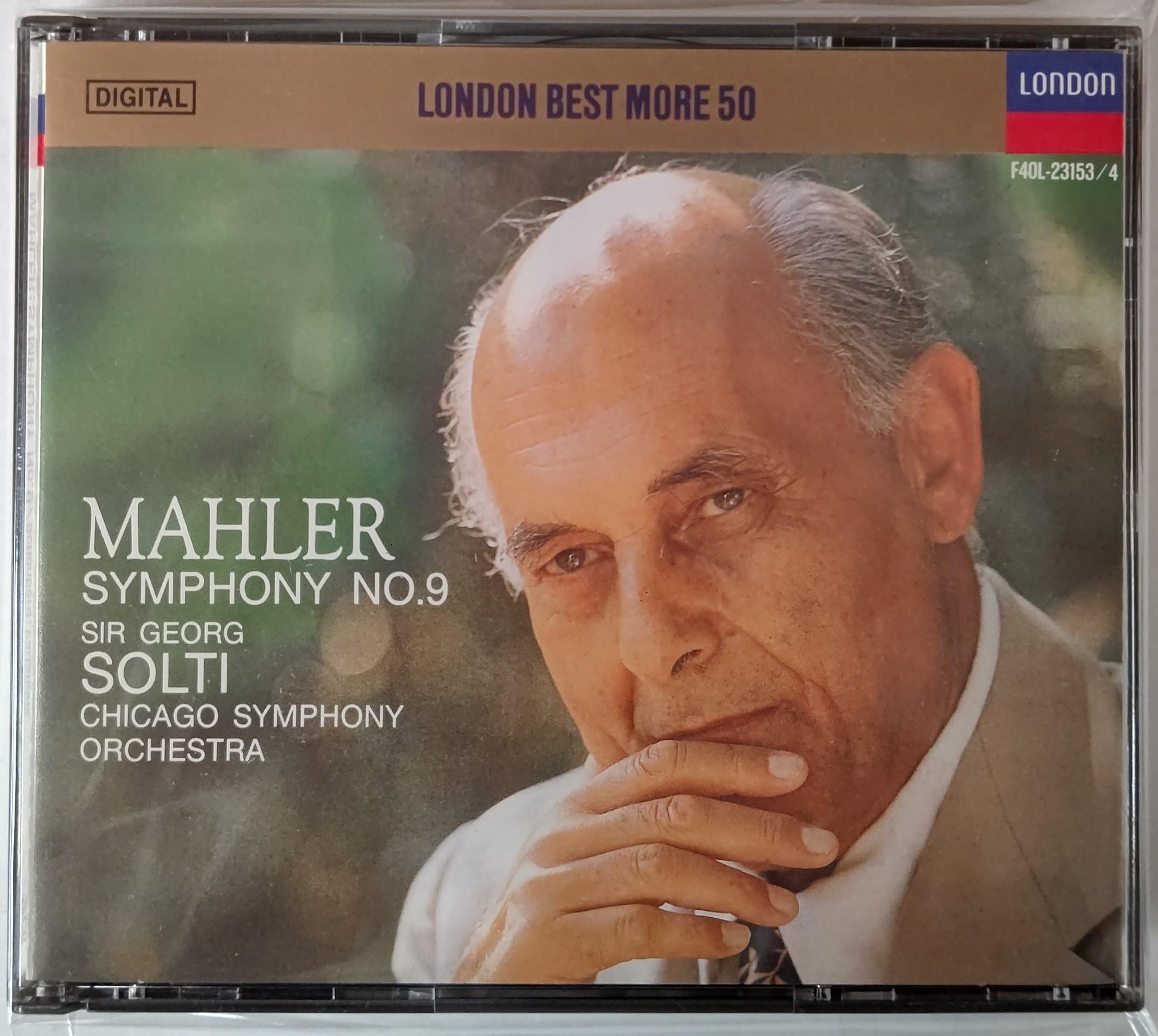 

CD MAHLER SCHONBERG SIR GEORG SOLTI Mahler Symphony No. 9 Schoenberg V F40L231534 LONDON Japan Classical Used