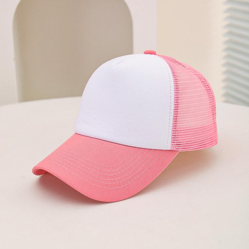 European and American cross-border casual sponge top baseball cap, summer outdoor travel breathable mesh baseball cap