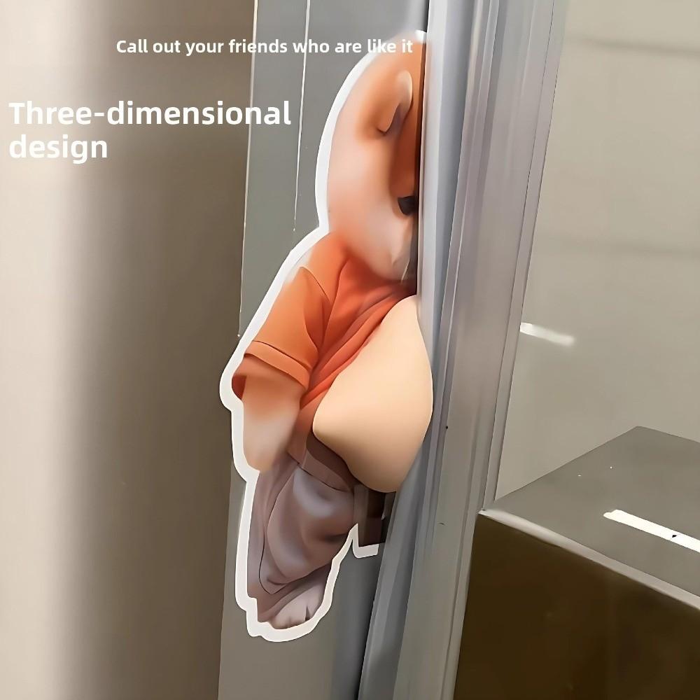 Lustiger 3D Weicher Bauch Katze Aufkleber Knetbar Selbstklebend Inu Hund Handyhülle Dekoration Wasserdicht Silikon Tier Laptop Aufkleber
