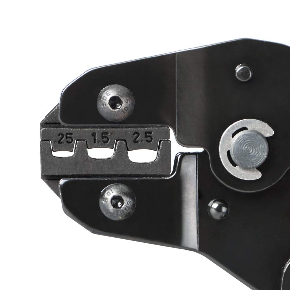 IWISS Insulated Crimp Crimping End Sleeve Crimping Tool with Crimp SN-02C Terminals, Pliers, Marks, 0.25-2.5mm²
