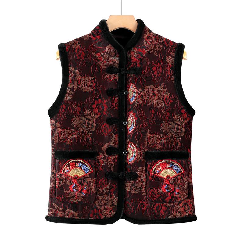 Yalu Damen Neu Chinesischer Stil Verdickte Weste