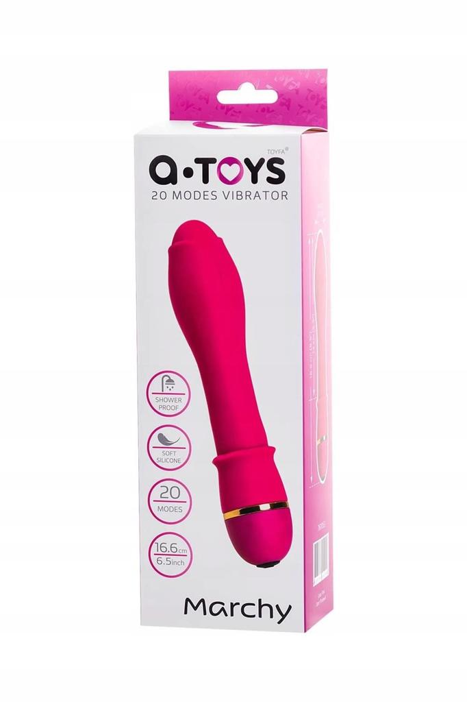 Wibrator Klasyczny Masażer Punkt G A-Toys, Vibrator Marchy