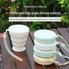 Portable Silicone Folding Travel Cup for Toothbrush and Gargling
