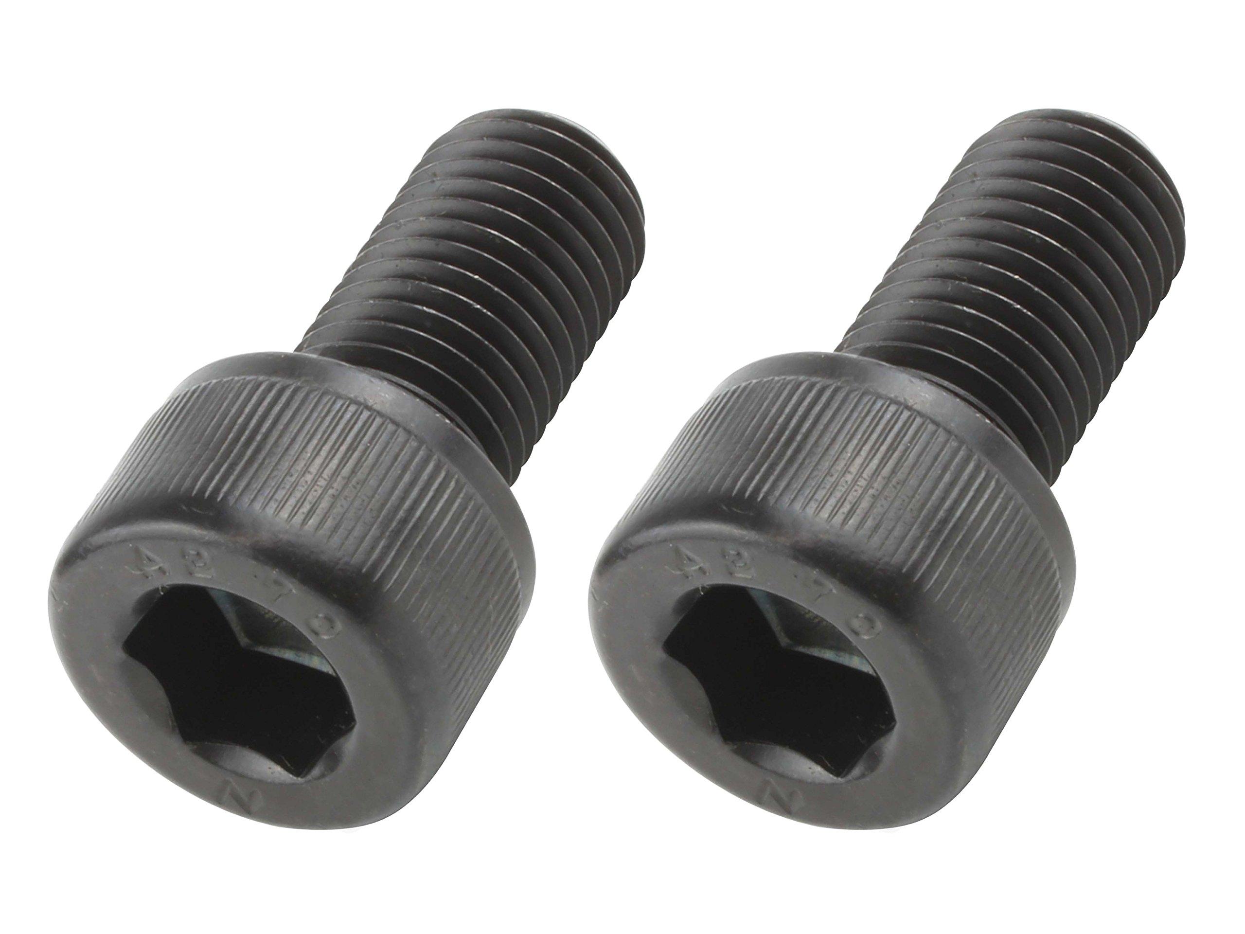 POSH FAITH Motorcycle Supplies Cap Bolt Stainless Steel P1.25 Black M10×20
