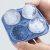 Soccer Ball Ice Cube Tray, World Mug Shape Silicone Mold for Freezer & Oven, Easy Release Non-Stick BPA-Free Chocolate Jelly Candy Mold