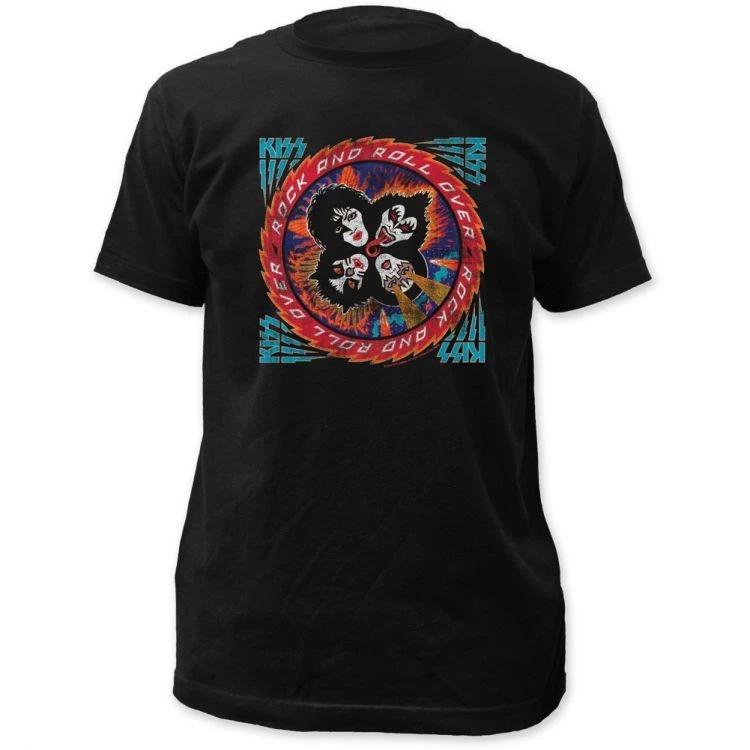 Kiss Rock And Roll Over Band Rock Gene Simmons Ace Music T Tee Shirt KISS22 M