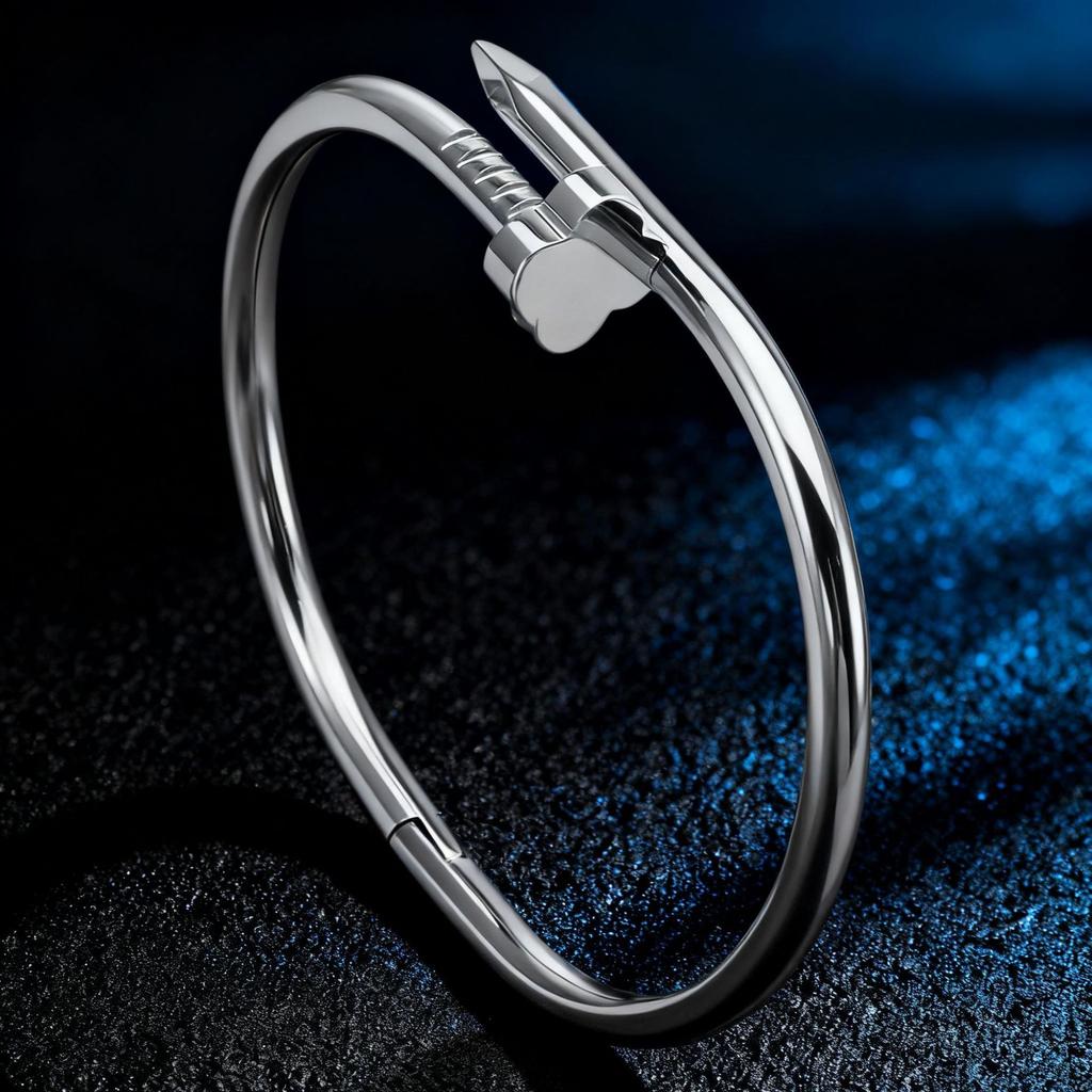 Bracelet Girls Niche Titanium Steel Jewelry Premium Sense Ins Wind Nail Opening Jewelry