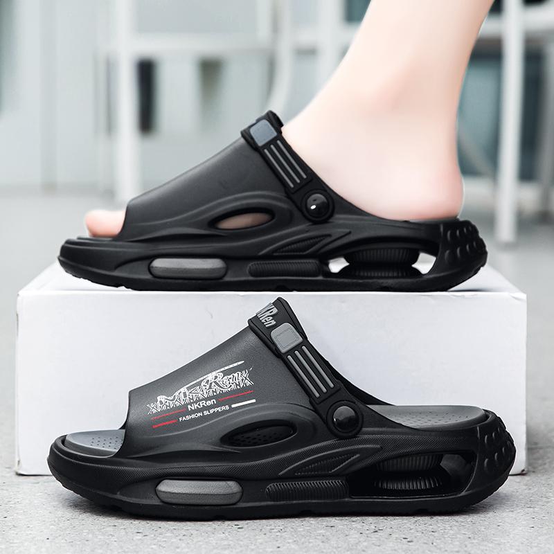 Herren Sandalen Große Größe Mode Plateau Hausschuhe Herren Hohl EVA Freizeit Sportsandalen Herren Strandschuhe Slides