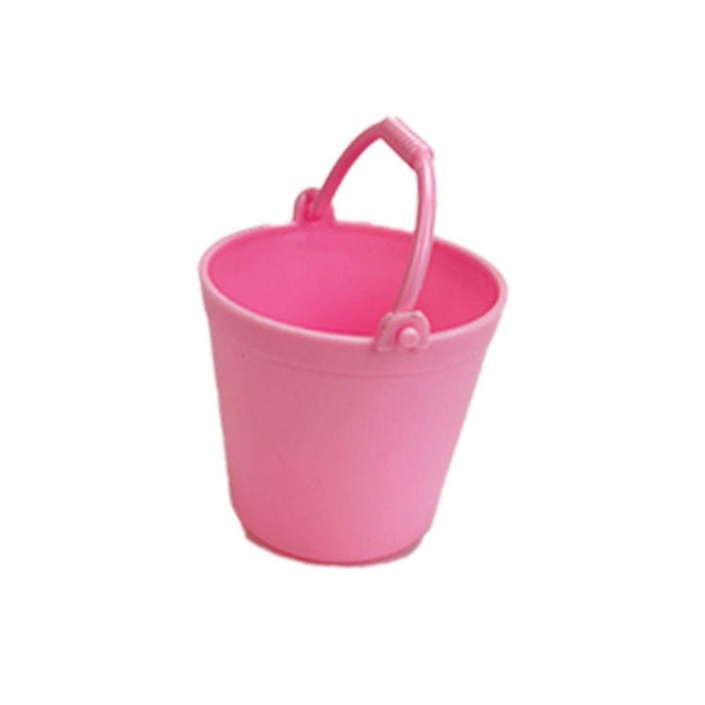 Miniature Dollhouse Mini Water Bucket Mini Decor Kitchen Pretnd Play Bucket  Children Gift