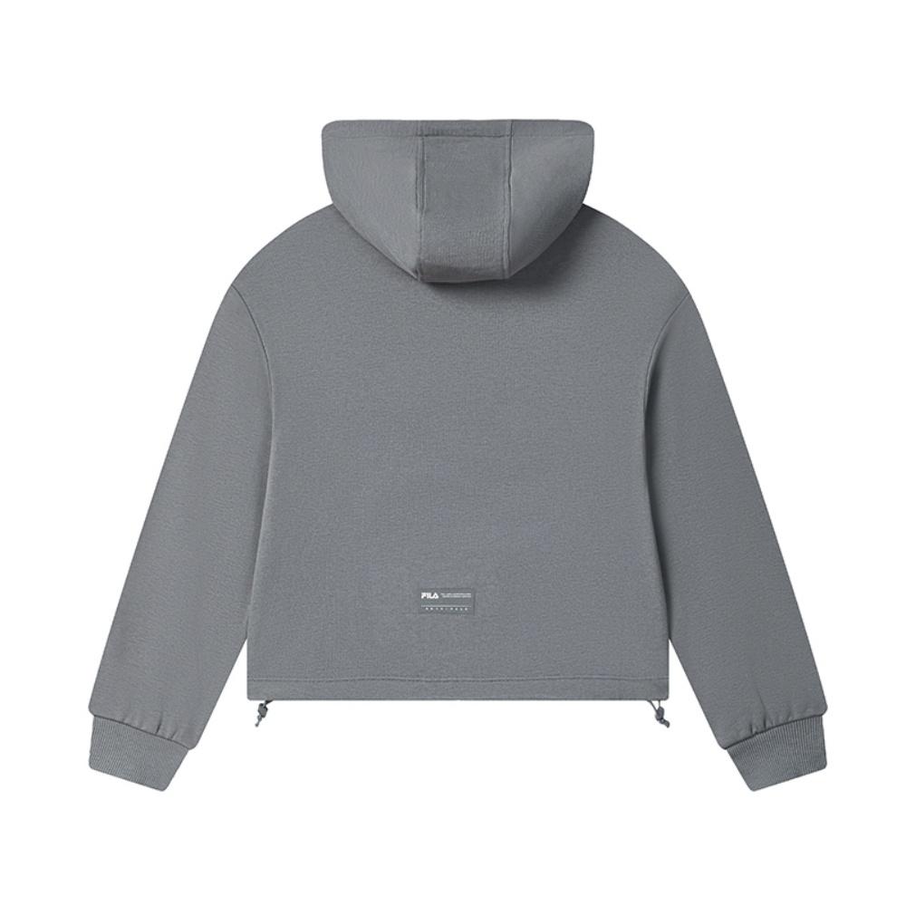 New FILA ORIGINALE Sweatshirt Women's Cloud Trace Gray F11W539209FDY