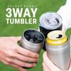 Atlas Can Holder for Tumblers with Lids, 360ml Capacity, Set of 4, Easy To Clean, Vacuum Insulated, Keeps Cold or Hot, Perfect for Outdoor Use, Fits