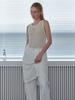 Elssibeui Crochet Knit Cover-Up Dress_White