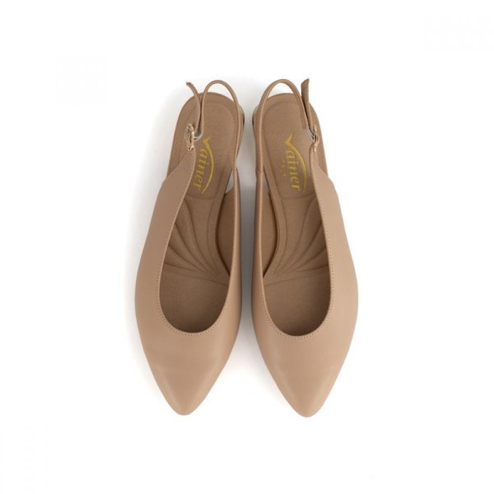VAINER Różowe Damskie Czółenka Slingback C121a
