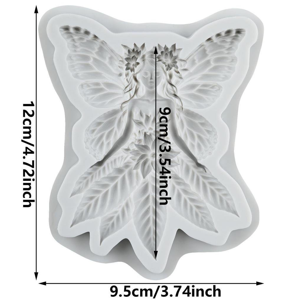 Butterfly Fairy Silicone Molds Flower Fairy Fondant Mold Cake Decorating Tools Cupcake Topper Candy Chocolate Gumpaste Mold