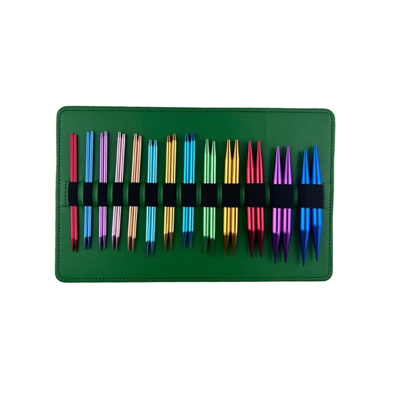 Weaving Yarns Knitting Tool Weave Accessories Kits Circular Knitting Needle Set Aluminum Interchangeable Crochet Needle