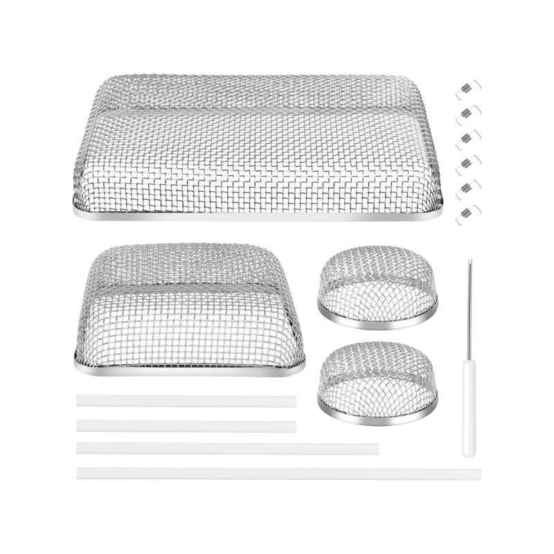 Premium Stainless Insect Screen For RVs Vents With Multi Size Option And Easy Installation Kit Trailer Vent Cover