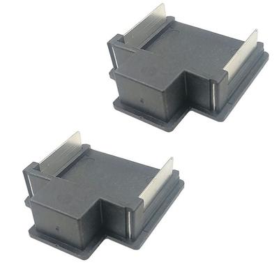 Connector Terminal Block 2 Pieces Black Electric Tools