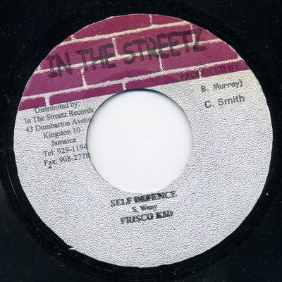 7inch Record FRISCO KID - Self Defence NONE In The Streetz  2003 Jamaica Reggae, Ska & Dub Used