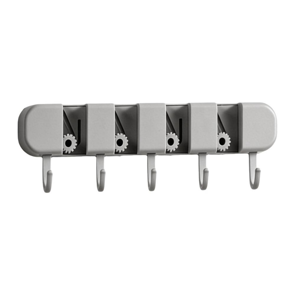 Wall Mounted Mop Clip Automatic Adjustable Mop Storage Rack New Mop Holder