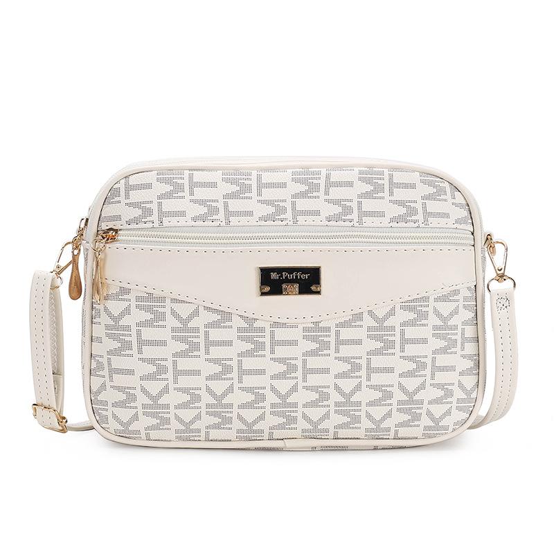 

Сумка для камеры Принтованная женская сумка Новая модная универсальная сумка через плечо-мессенджер с надписью Большая вместимость маленькая квадратная сумка женская белый