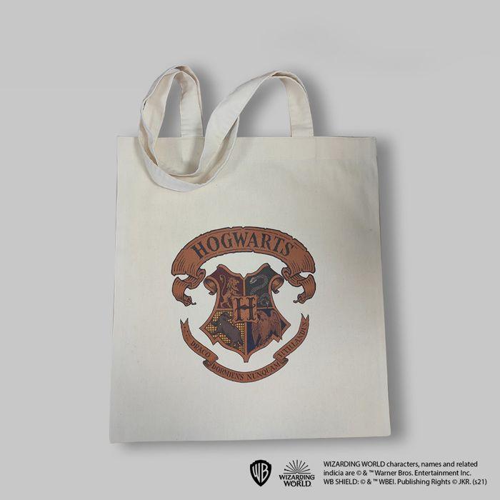 Tote bag - WIZARDING WORLD - Poudlard - Beige - Polyester - Porté épaule mixte