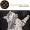 Katzenstreumatte, doppellagig, wasserdicht, urinsicher, Auffangmatte, leicht zu reinigen, rutschfeste Toilettenunterlage, Katzenkratzpad, großes Fußpolster