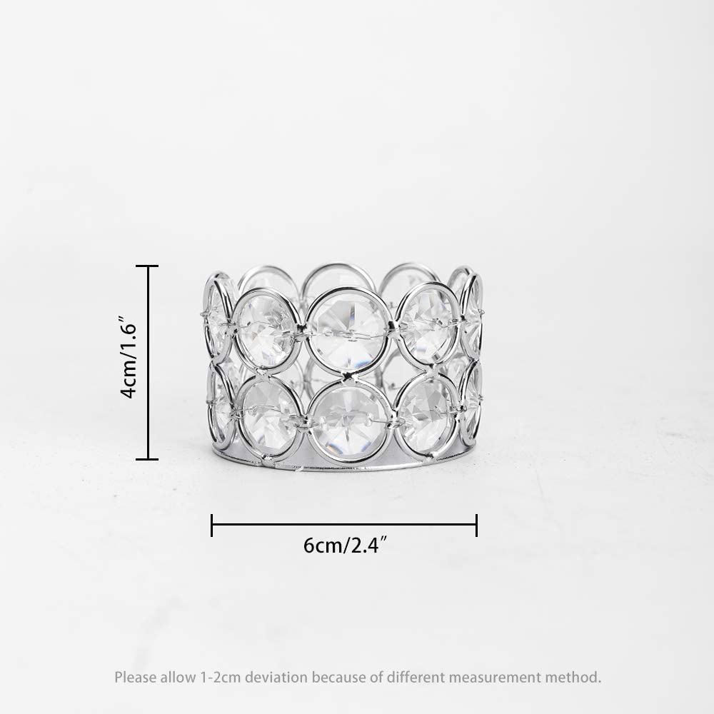 1 buc nuntă Ziua Îndrăgostiților decor cristal lampă de ceai sfeșnic familie masă centru decorare, decorare casă, cutie cadou