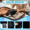 Toddler Airplane Bed Polyester Portable Baby Airplane Seat Extender with Side Mesh Pocket Comfortable Foldable Baby Air Hammock