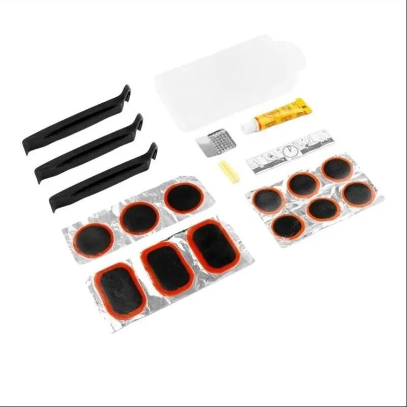 Bike Inner Tube Repair Tool Bicycle Tire Repair Kit Cycling Flat Tyre Repair Rubber Patch Glue Lever Free Cold Patch Sealant