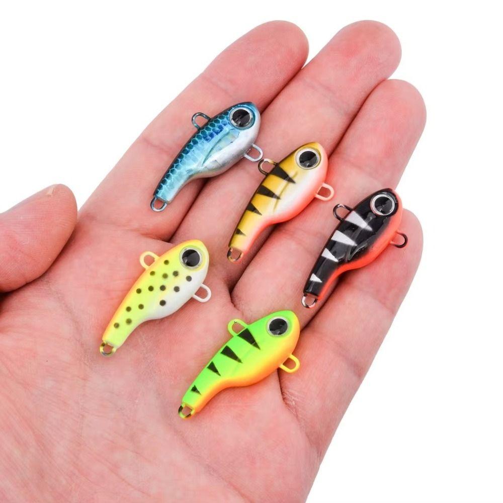 5pcs Set 5g 11g 14g 17g 20g Fishing Lure With Spoon Vibration Spinner Sinking Bait  Outdoor Sports