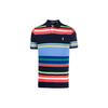 Polo Logo Embroidered Striped Short Sleeve Polo Shirt Men Tops Colorful 710834875-001