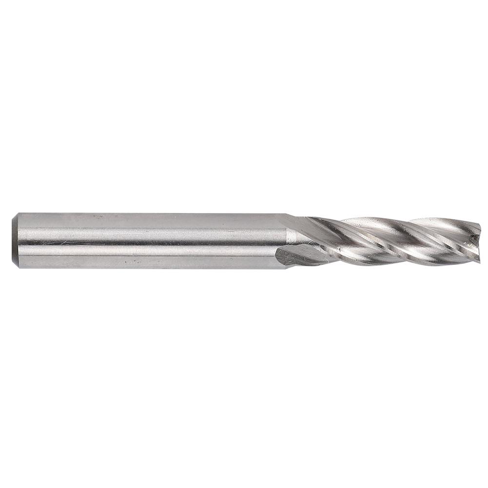 End Mill 4 Flutes FlatBottom Super Hard Steel Full Ground Central Vertical Cutter 7mm