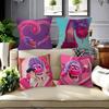 Cartoon  Dragon Movie  Maple Design Cushion Cover Happy Autumn Harvest Decor Holiday Decorati Pillow Cover