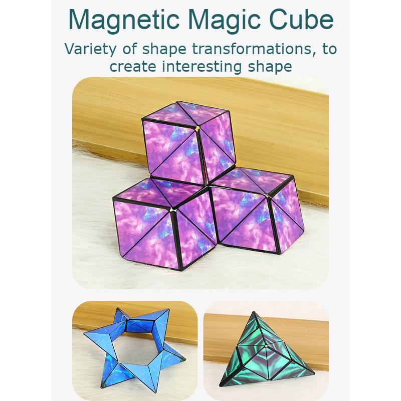 Magic Cube 3x3x3 Plastic Diy Colorful Packaging Age 7+