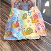 Lustige Süße Bunte Schneckenmuster Druckkunst Decke - Weiche Ganzjahres Mehrzweck-Kuscheldecke für Wohnzimmer, Bett & Geburtstagsgeschenk