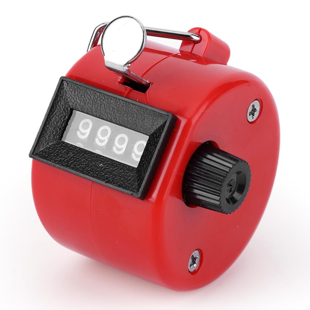 Handheld Tally Counter 4-Digit Number Count Clicker Counter Hand Mechanical Counters Clickers for Coaching