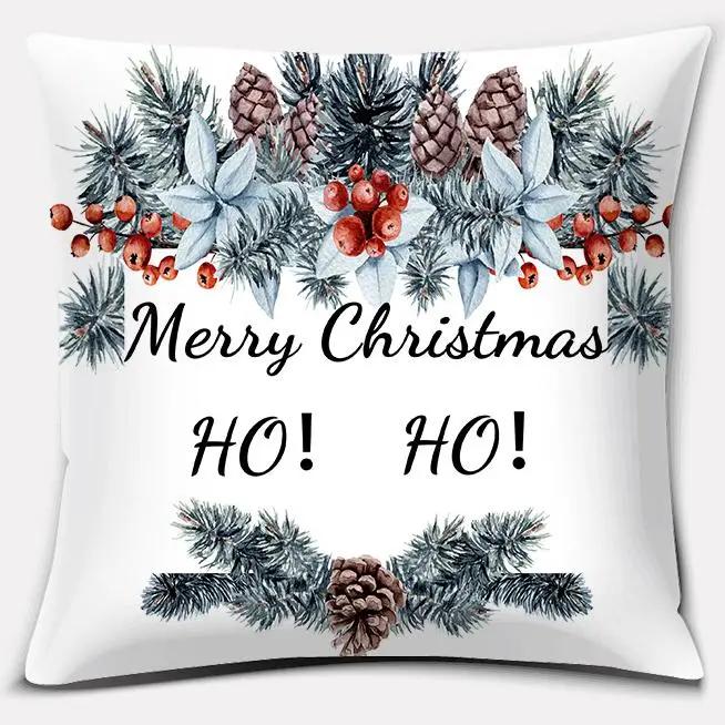 Christmas Decoration Series Pillow Gift Home Office Bedroom Sofa Car Cushion Cover
