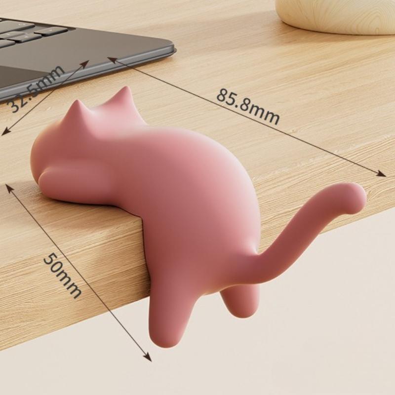 

1pc Cute Cat Bag Hook Detachable Bag - Hanging Artifact for Home Office Desk Side Decor Travel Bag Hanger Utility Hooks розовый