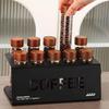 New Metal Coffee Cell Stand Glass Placement with 10 Holes Storage Layer Coffee Bean Separator Display Rack