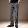 High-end American Lyocell casual pants for men's summer new loose straight drape versatile wide-leg trousers for men