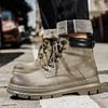 Fashion Autumn and winter men's boots High quality retro style Daily office and leisure business shoes Thick bottom luxury Outdoor