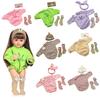 Doll Clothes for 55cm 21.65in Baby Doll's Clothing Sweater Hoodie DIY Reborn Doll Toy Dolls Outfit for Girl Clothing Accessories