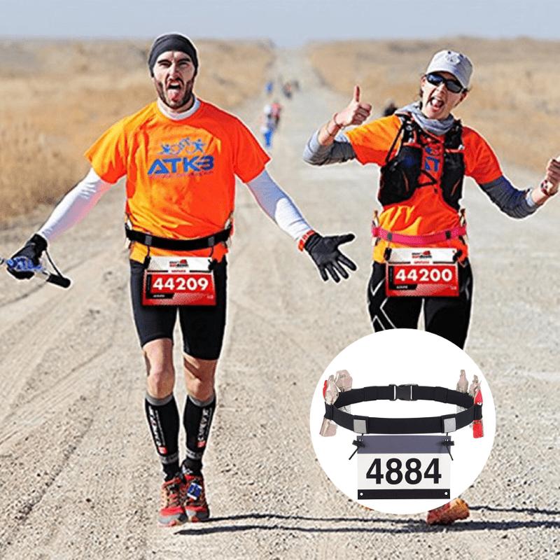 1pc Triathlon Marathon Race Number Belt Running Belt Cloth Belt Motor Running Outdoor Sports